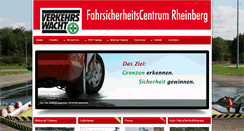 Desktop Screenshot of fahrsicherheitscentrum.de