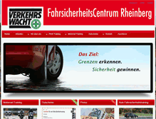 Tablet Screenshot of fahrsicherheitscentrum.de